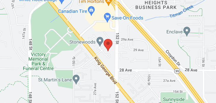 map of 205 15150 29A AVENUE